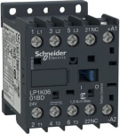 TeSys K contactor, 3p(3 NO), AC-3, <= 440 V 12A, 24 V DC coil. range: TeSys - product or component type: contactor - device short name: LP1K - contactor application: motor control, resistive load - utilisation category: AC-1, AC-3, AC-4 - poles descr ...