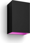 Hue Resonate outdoor wall luminaire, black 2x8W White and color ambiance 1746430P7 915005842901 | 8718696174388