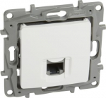 RJ 45 Cat.5 UTP socket Niloe - 360&deg; shielded - white 764571 | 3414970682918