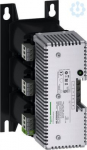 This ABL8 3-phase filtered rectified power supply (PSU) supplies direct current voltage. It has a rated input of 400V AC, a rated output current of 20A at 24V DC and a rated power of 480W. It is ideal for supplying DC voltage necessary for automation ...