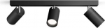 Ceiling/wall spotlight Idris, GU10, 3x5W, IP44, black 929004103701 | 8720169299016