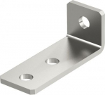 Montāžas leņķis ar 3 caurumiem profila sliežu 41 x 41 mm un 41 x 21 mm savieno&scaron;anai 90&deg; leņķī. 1124701 | 4012195805007