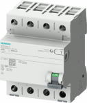 Residual current operated circuit breaker, 4-pole, Type B, short-time delayed, In: 40 A, 30 mA, Un AC: 400 V The RCD is the residual current device for touch protection The patented residual current protective devices from Siemens are an important el ...