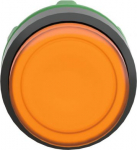 Head for illuminated push button, Harmony XB5, dark grey plastic, orange projecting, 22mm, universal ZB5AH53 | 3389110905960