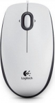 Computer mouse B100, With wire, White 910-003360 | 5099206041288