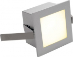 FRAME BASIC LED recessed light , square, silver-grey, warm white LED 111262 | 4024163112062