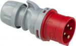 CEE Industrial plug 4x32A (3P+PE) 6h IP44 TT SHARK red/grey 024-6TT | 9003399581496