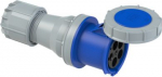 CEE connector 5x125A (3P+N+PE) 9h IP67 POWER TWIST with cap blue 245-9 | 9003399067976