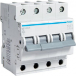 4P 6kA C-1A 4M Miniature Circuit Breaker (MCB) MC401A | 3250614337666