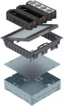 UDHOME GES9 7011 Underfloor hatch 12-seat set 264x264x73mm PA iron grey 7427420 | 4012195916901