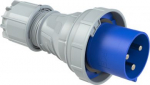CEE Industrial Plug 3x125A (2P+E) 6h IP67 TWIST blue 043-6 | 9003399022241