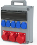 OPOLE 5x32A 2*5x16A 5xSchuko with 14mod. IP54 Mobile distribution box 909210001WE | 5902082068952
