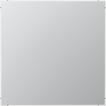 Metal blank cover plate, aluminium, LS AL2994B | 4011377261853