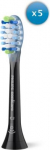Philips | Toothbrush Heads | HX9045/88 Sonicare Premium Plaque Defence | Heads | For adults | Number of brush heads included 5 | Black HX9045/88 | 8720689036962