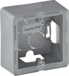 1-gang surface-mounting box Valena Life - 89 x 89 x 44.8 mm - aluminium 754211 | 3414970453907