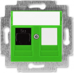 Data socket outlet, RJ45 CAT5+Dummy plug 2CHH295117A6067 | 8592624111832