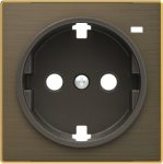 Color: Antique Gold.   Cover plate for Schuko socket outlet code: 8188.8. 2CLA858880A1201 | 8427238166780