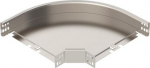 Horizontāls 90&deg; līkums visu veidu kabeļu renēm ar malas augstumu 60&nbsp;mm.  Platums 100 mm ir stūrainajā izpildījumā un neatbilst attēlam. 7134138 | 4012196820993