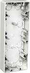 Mounting box, Exxact, surface mount, 3-gangs, high (35mm), IP21, white WDE002363 | 3606480209857