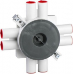 Multifix Ceiling - ceiling box 32 mm - c/c 70 mm - 8 integrated stubs IMT36338 | 3606480160523