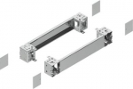 PanelSeT - plain front panel plinth W1000 H100 stainless steel 304L NSYSPFX10100 | 3606480626005