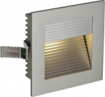 FRAME CURVE LED recessed light , square, silver-grey, warm white LED 111292 | 4024163115193