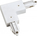 L-shaped connector 1-phase, white 143051 | 4024163092883