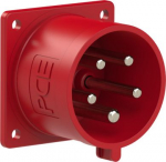 CEE-flanged plug, phase inverter 5x32A (3P+N+PE) 6h IP44 red 8625-6 | 9003399082177