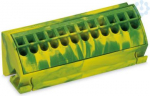 Ground busbar terminal block 12-pole; 4 mm&sup2; green-yellow 812-100 | 4044918253253