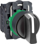 Harmony XB5 Selector switch, plastic, black, &Oslash;22, 3 positions, stay put, 2 NO XB5AD33 | 3389110903454