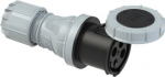 CEE connector 4x125A (3P+E) 7h IP67 TWIST black 244-7 | 9003399042676