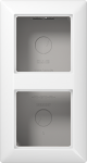 Box with integrated frame for outlet/switch, double, white, AS500 AS582AWW | 4011377338456