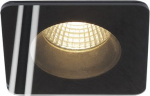 Downlight PATTA-F 11W 745lm 3000K IP20/65 DIM, black 114450 | 4024163151443