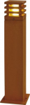 RUSTY 70 LED SQUARE floor stand, rusted steel, 8.6W COB LED, 3000K, IP55 233437 | 4024163157506