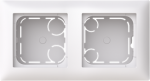 1722S85H53-916 Surface mounting box 2-gang, white, Saga 2TKA00005241 | 6438199012056