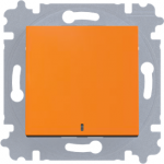 Push switch, 1 gang 1 way with LED lamp 2CHH599147A6066 | 8592624109129