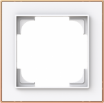 For vertical or horizontal installation.   With decor frame in metal look - rose gold. 2CKA001754A4905 | 4011395342756