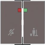 Sky Niessen ,Color: Taupe   Cover plate DND/MUR switch 2CLA854440A6301 | 8427238236742