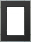 Cover frame, Exxact, Solid, 1 gang, black WDE004010 | 3606480208591