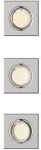 Downlight Peridot with frame, 7W, GU10, IP20, nickel, 3 pcs. 929004669701 | 8721103037053