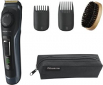 Rowenta Beard Trimmer | TN3804E0 Virtuo | Cordless | Number of length steps 39 | Black/Blue TN3804E0 | 3121040092897