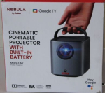 SALE OUT. | Anker Nebula Mars 3 Air Google TV Projector with Built-In Netflix | Full HD (1920x1080) | 400 ANSI lumens | Black | DAMAGED PACKAGING | Wi-Fi D2325212SO | 2000001423868