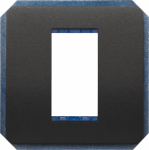 Module rack, 1-gang, Anthracite Cosso, DELTA style 5TG1391-0AC | 4001869554532