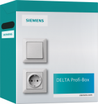 1-Gang frame, electrical white, Profibox Line, 390 pcs. 5TG2581-0KE | 4047624273249