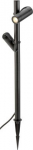 HELIA SLIM Pole, double, LED outdoor free-standing light, black IP65 3000K 1007869 | 4024163289948
