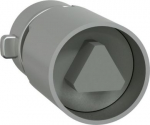 Bloc with insert, PrismaSeT P and G, 8mm male triangle insert LVS07949 | 3606481884923