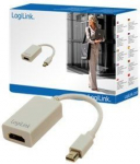 Logilink | Adapter Mini DisplayPort to HDMI with Audio: | Grey | Mini DisplayPort | HDMI A | 0.1 m CV0036A | 4040849317293