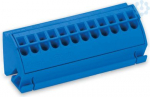 Busbar terminal block 12-pole; 4 mm&sup2; blue 812-104 | 4044918253291