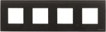 N2274 CN 4 set frame, black glass, 2 modules Zenit 2CLA227400N3102 2CLA227400N3101 | 8427238074832