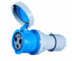 CEE connector 3x125A (2P+E) 6h IP67 TWIST blue 243-6 | 9003399022296